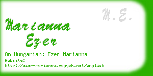 marianna ezer business card